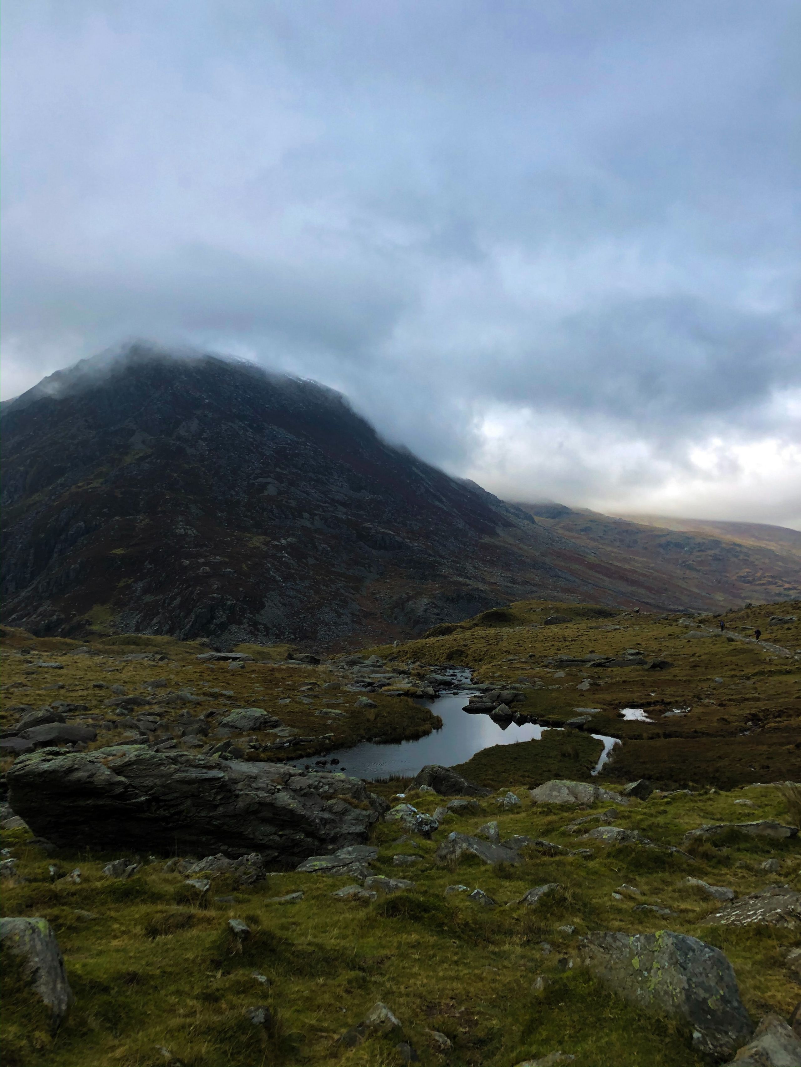 Llyn Idwal mountain in Snowdonia, North West Wales